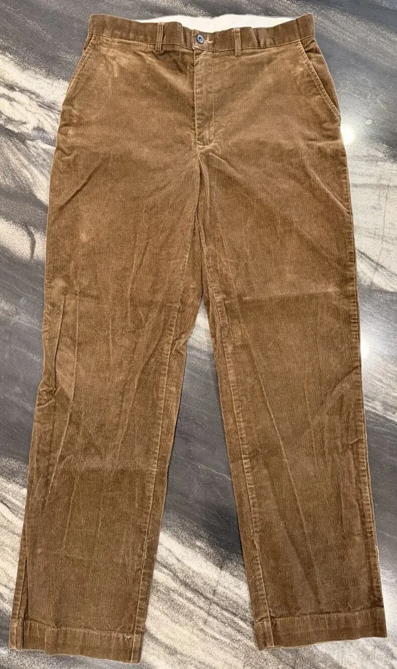 Polo Ralph Lauren Corduroy Pants Mens 33x32 Brown Classic Fit
